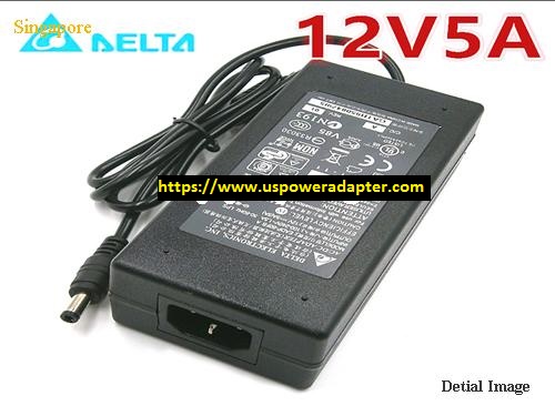 *Brand NEW* DELTA 341-0231-03 12V 5A 60W AC DC ADAPTE POWER SUPPLY - Click Image to Close